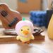 Fruit Duck Adorable Keychain Plush Toy Cute Bag Charm Animal Soft Stuffed_voghion.com