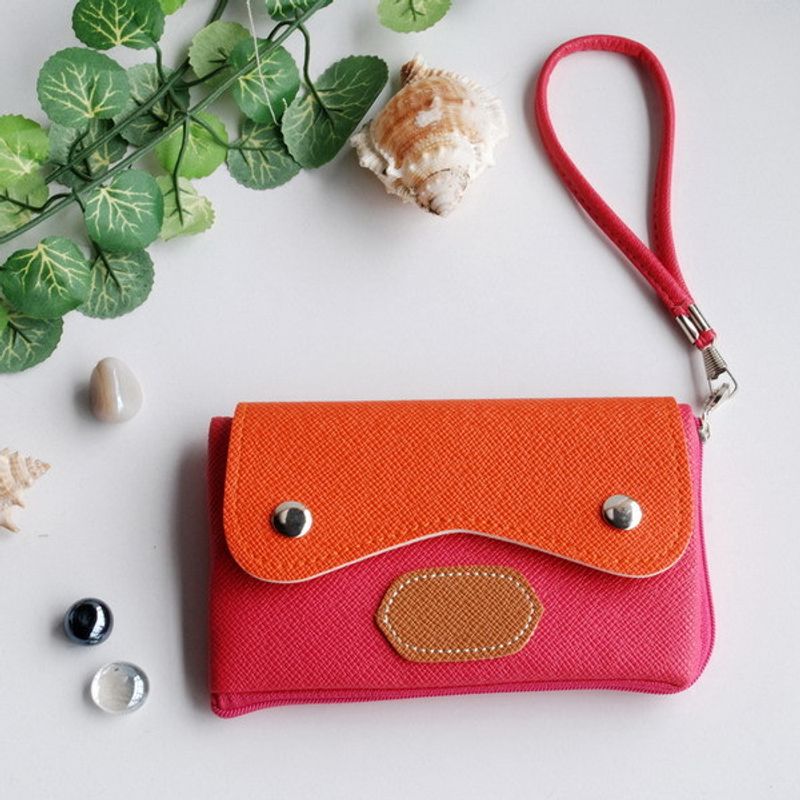 [Charm Twilight] Colorful Leatherette Mobile Phone Pouch Cell Phone Case Clutch Pouch_voghion.com