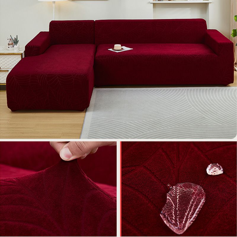 Waterproof All-inclusive universal sofa cover sofa cushion sofa cover cloth sofa towel leaf jacquard three-person combination sofa_voghion.com