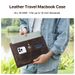 CONTACT'S FAMILY Genuine Leather Laptop For Book Pro Air 13 14 15 16 M4 M3 M2 M1 Sleeve Bag With AirTag Case Handbag Men_voghion.com