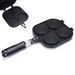 Round Eight Hole Donut Mold Double Sided Waffle Baking Tray Home Breakfast Cake Bread Baking Tools_voghion.com