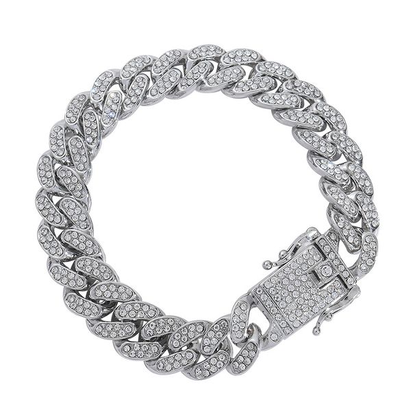 Ανδρικό κολιέ με χρυσό οβάλ κράμα, αξεσουάρ με διαμάντια, χιπ χοπ, κουβανέζικη αλυσίδα, μοντέρνα ανδρικά κοσμήματα_voghion.com