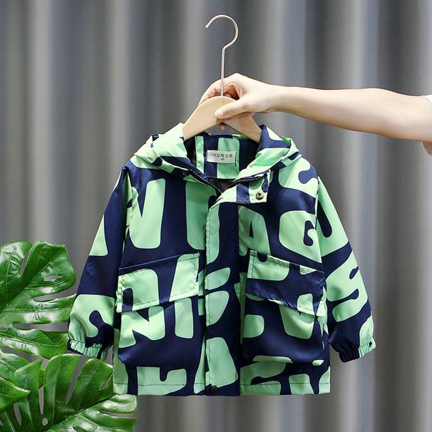 Junge Trenchcoat Herbst Kinder langer Mantel Baby Frühling und Herbst Jacke Top_voghion.com