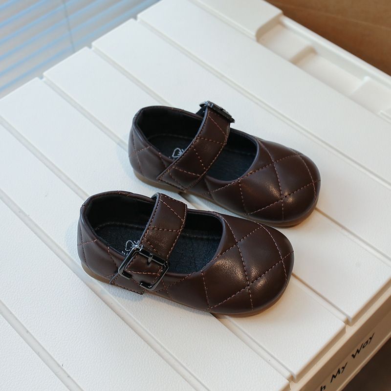 Zapatos para niños, primavera, estilo británico, retro, pequeños zapatos de cuero, tendencia de moda, zapatos de princesa para niñas, zapatos de cuero para niños_voghion.com