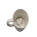 Tazza in ceramica con finto dito medio, scherzo del caffè creativo_voghion.com