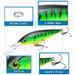 Hot Style 11cm/9.5g Plastic Simulatie Vis Aas Lange Tong Minnow Lure Kleurrijke Aas Visgerei_voghion.com