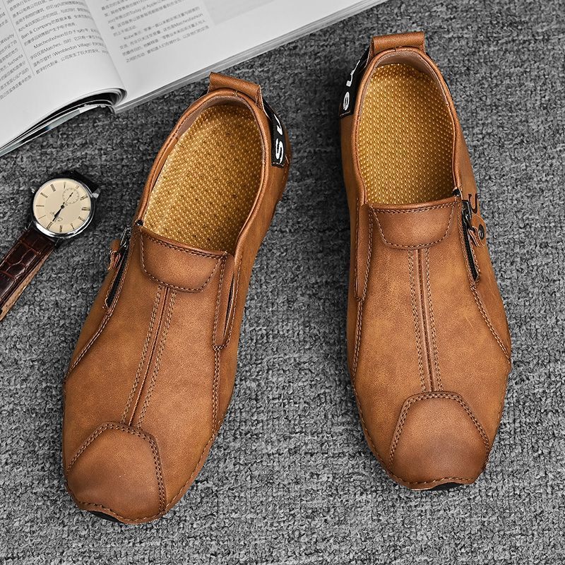 Regal Footwear Amerykańskie mokasyny męskie na co dzień z miękką podeszwą do jazdy samochodem, wsuwane, leniwe buty_voghion.com