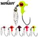 Soft Bait Weighted Lead Head With Swivel Spinner Anti-Hooking Lure 1.4g 1.6g 3g JIG Hook_voghion.com