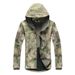 Softshell Herrenjacke Winter Kapuze verdickt warm wasserdicht atmungsaktiv Camouflage_voghion.com