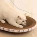 Cat Scratcher Cardboard Oval Cat Scratch Pad Bowl Nest For Indoor Cats Grinding Claw Round Cat Scratching Board_voghion.com