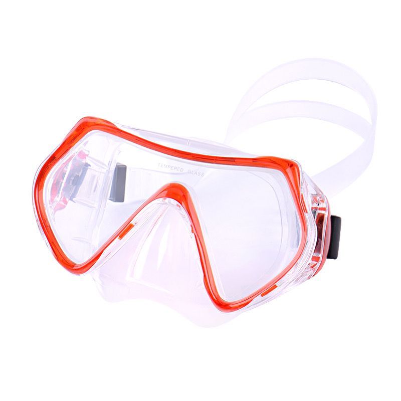 Gafas de buceo de alta definición con hebilla automática, respirador impermeable y completamente seco con válvula de retención de agua, para esnórquel._voghion.com