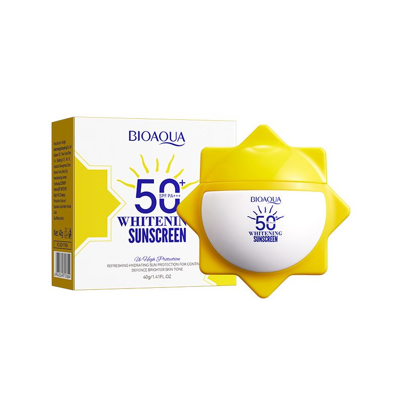 BIOAOUA Whitening Sunscreen Cream für Aufhellung, Isolierung und UV-Schutz_voghion.com