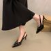 Women's Elegant Pointed-Toe Heels - Women's Dressy Closed-Toe Pumps For Spring/Summer_voghion.com
