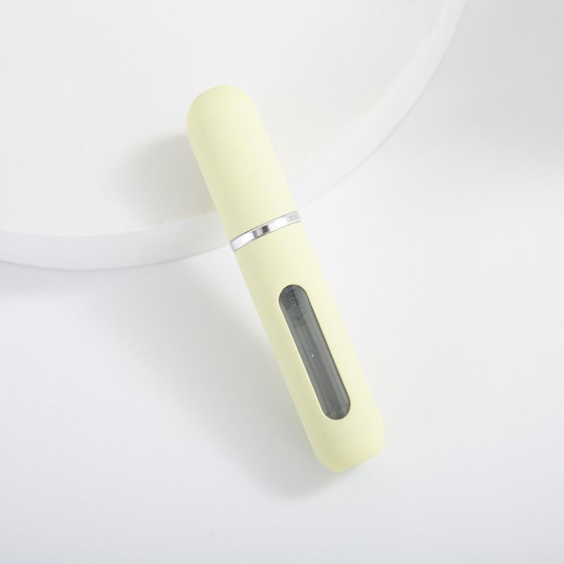 Perfume Accessories Spot Candy Color 5ml Bottom Direct Filling Perfume Bottle Self Pump Spray Bottle Aluminum Press Punch Perfume Bottle_voghion.com