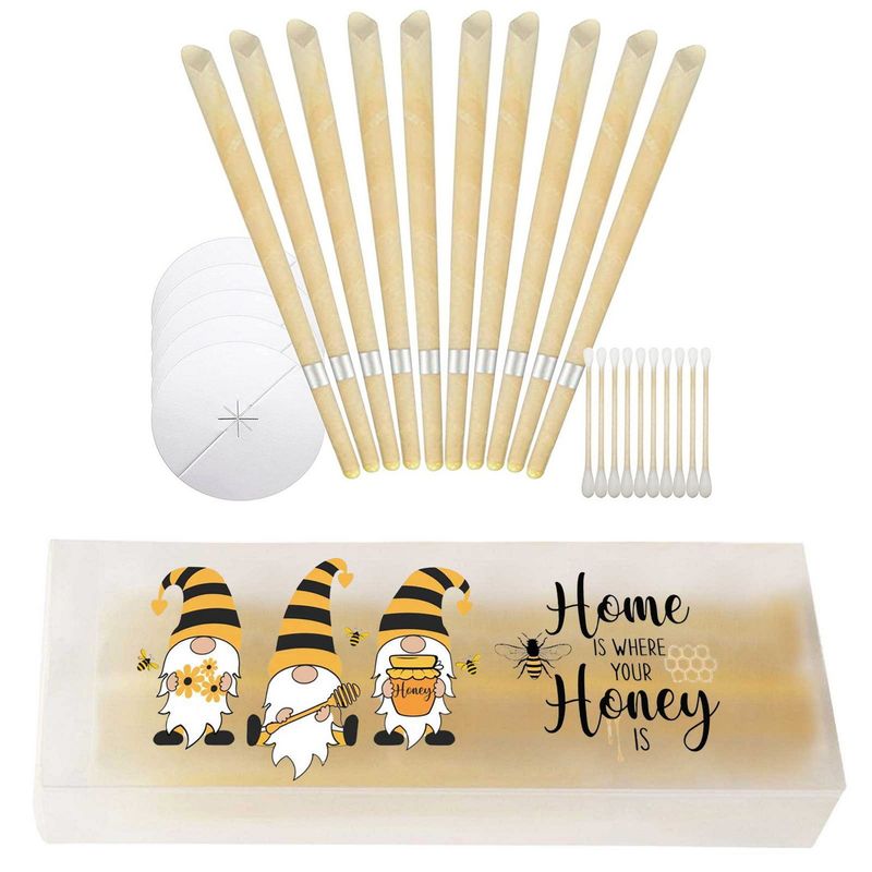Herramienta de eliminación de cera de oídos, natural, segura, eficaz con hisopo de algodón, herramienta de limpieza de oídos versátil para un aroma relajante_voghion.com