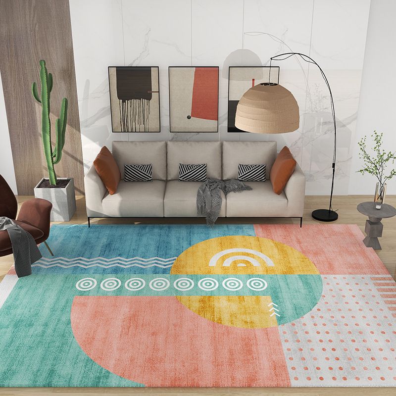 Nordijski slog preproste teksture preproge za dom stanovanje model sobe geometrijska tekstura preproga za dnevno sobo_voghion.com