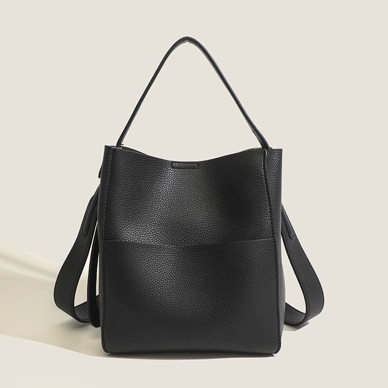 Women's Bucket Bag Design Fashion Commuter Bucket Bag Handbag Fashion Practical Texture Crossbody Bag Women_voghion.com