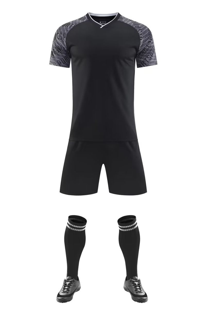Herrenbekleidung Sommer-Sporttrainingstrikots für Erwachsene mit Aufdruck von Wörtern und Zahlen, Fußballuniformen, schweißabsorbierend und atmungsaktiv_voghion.com