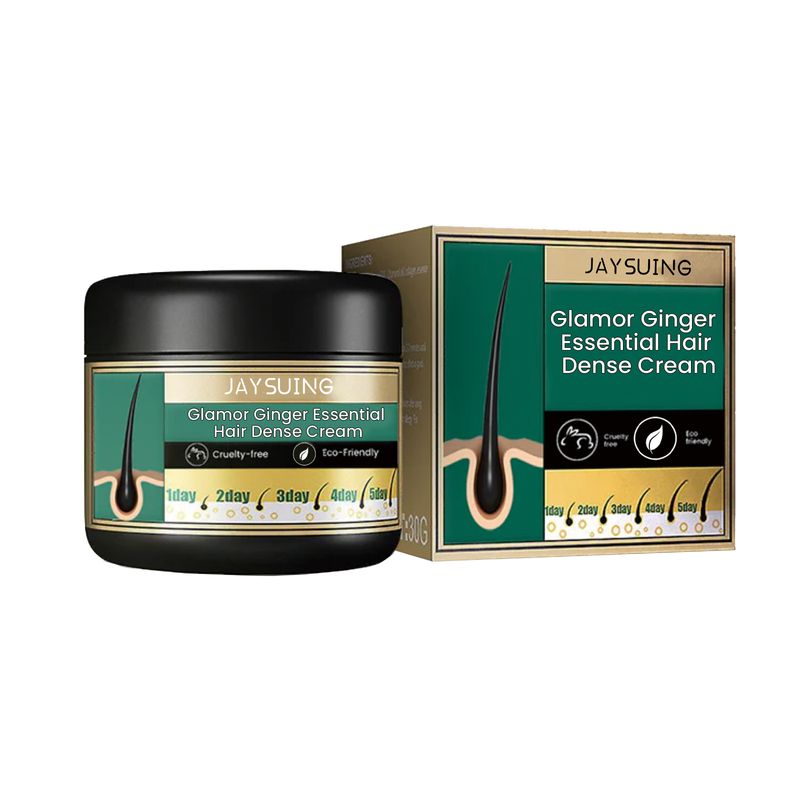 Ginger Hair Essential Oil Cream, Hair Nourishing Root Care Cream_voghion.com
