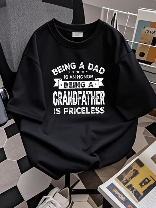 Essere un papà è un onore per gli uomini, essere un nonno, berretto da baseball con snapback, berretto lavorato a maglia, comodo, grafico, leggermente morbido, versatile, da uomo_voghion.com