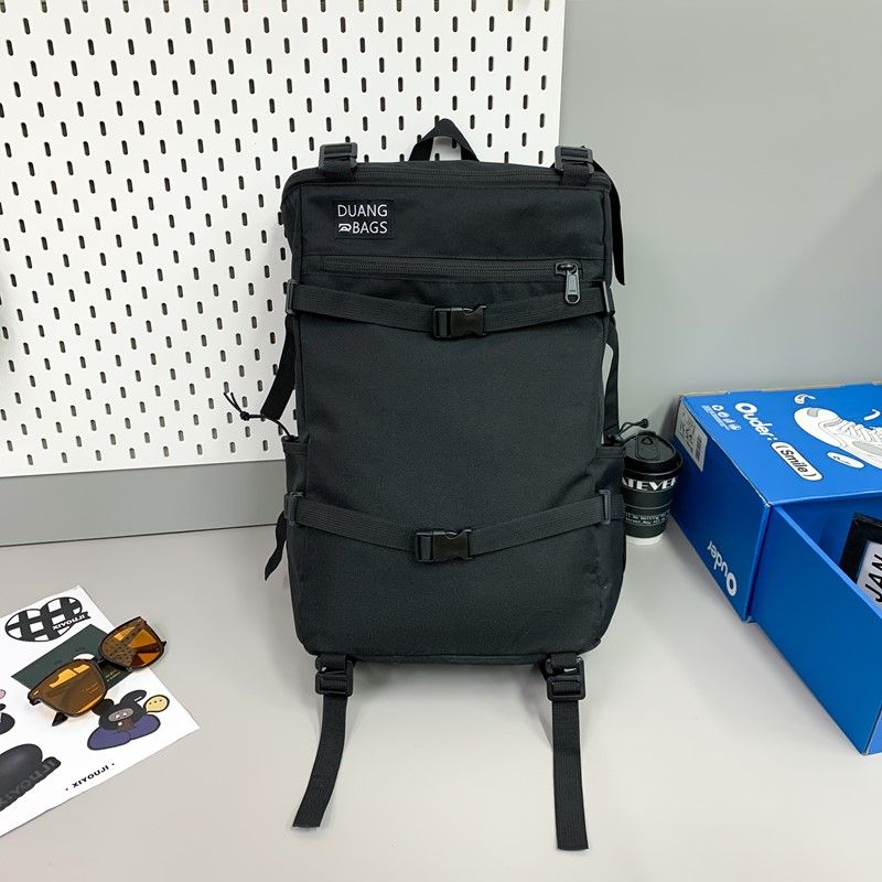 Buitensportrugzak Trendy Street Skateboard Werkkleding Stijl Grote capaciteit Reizen Woon-werkverkeer Veelzijdig Dubbel_voghion.com