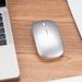 Xinweiqing 2.4G Souris de jeu silencieuse sans fil USB rechargeable compatible Bluetooth 5.0 pour PC portable_voghion.com
