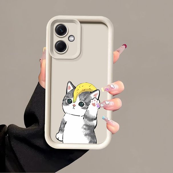 Telefonetui til Xiaomi Poco X3 Pro C61 C50 X3NFC Redmi 12C 13 A2 Plus 12 13C stødsikkert cover Funda tegneserie Sød sjov kat_voghion.com