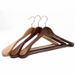Percha de madera maciza para trajes de alta gama, para almacenamiento en el hogar, para hoteles, con hombros anchos y gruesos._voghion.com