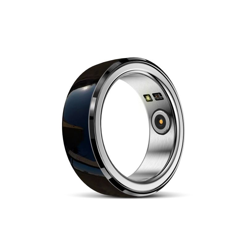 Rings Smart Ring Ceramic Heart Rate Blood Oxygen Detection Step Counting Exercise Mode Sleep Health Detection With Charging Case_voghion.com