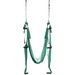 VEVOR Aerial Yoga Swing Set, 2.7 Yards Yoga Hammock Hanging Swing Aerial Sling Inversion Fly Kit Trapeze Inversion Equipment With Ceiling Mount Accessories, Max 661.38 Lbs Load Capacity, Green/White_voghion.com