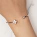 Bracciale aperto Clover, bracciale in argento sterling 925 per donna_voghion.com