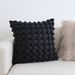 light Luxury Cubic Pillow Living Room Sofa Cushion, Cool Black Bubble Grid Cushion Set,_voghion.com
