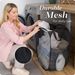 Pop-Up Mesh Laundry Hamper - Foldable & Portable Clothes Basket For Kids Room, College Dorm, Or Travel - Multiple Colors & Sizes (S/M/L/XL)_voghion.com