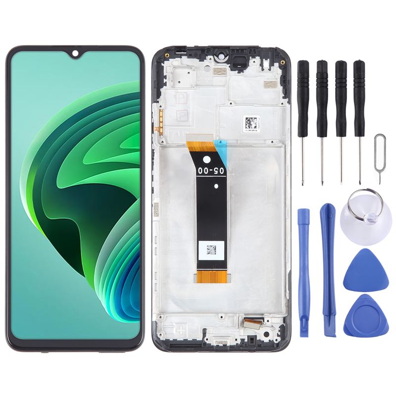 OEM Material LCD Screen For Xiaomi Redmi Note 11E Digitizer Full Assembly with Frame_voghion.com