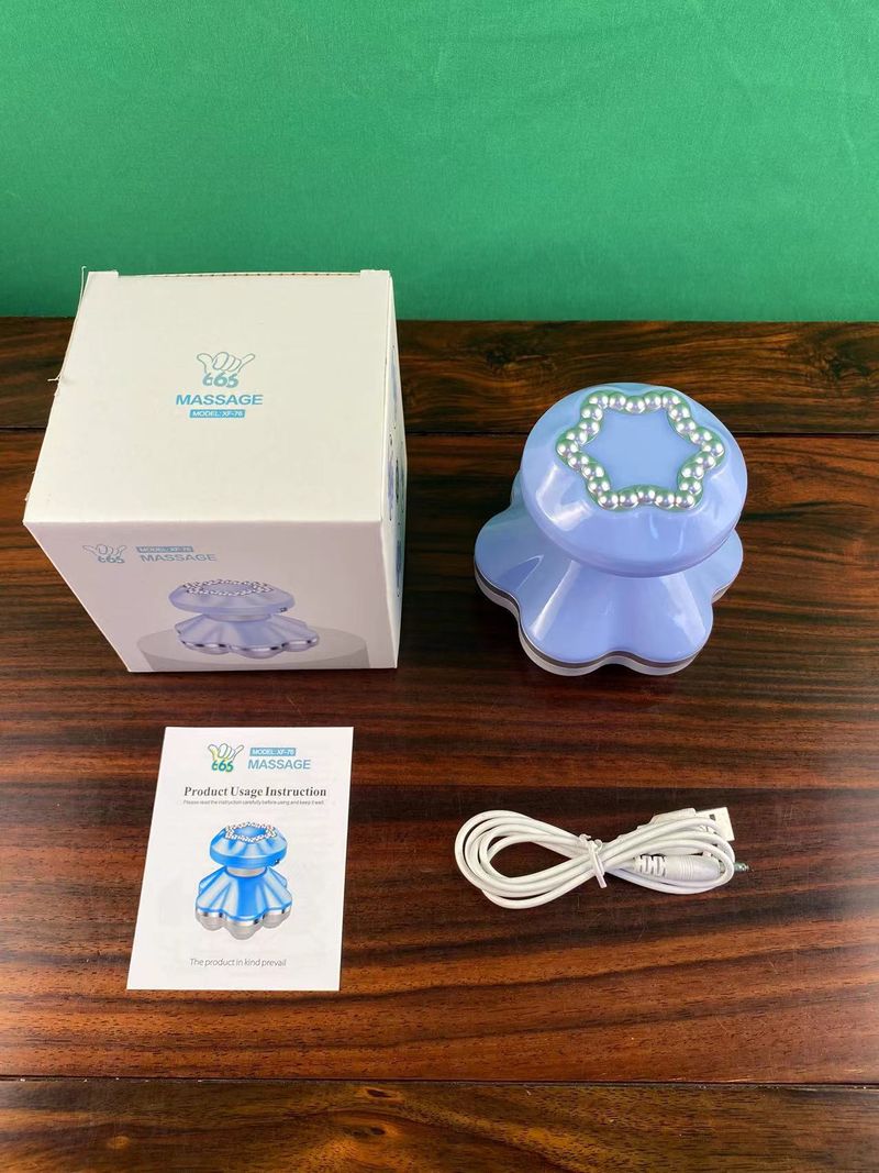 New MINI Small USB Dual-use Six-pin Vibrating Electric Full-body Home Massager Stress Relief_voghion.com