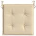 Cuscini per sedia da giardino Oxford Beige 19,7x19,7x1,2 pezzi Tessuto 4_voghion.com