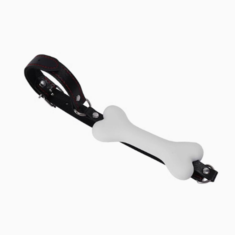 Couple BDSM Silicone Dog Bone Gag Cage Opener Alternative Sex Toy Soft Mouth Ball Adult Products_voghion.com