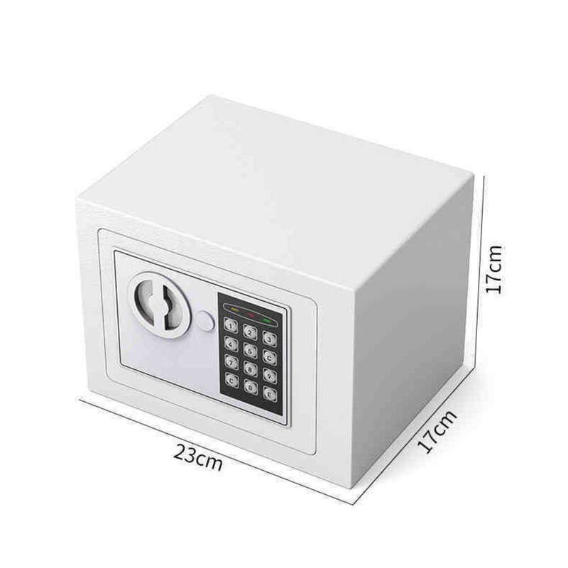 【Hållbar och vacker】 2025 Nytt kassaskåp, lösenordslås för hemmet, spargris, mini-fingeravtryck, sparbössa för pojkar och flickor,_voghion.com