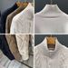 Men's Clothing Men's Knit Cardigan Sweater With Cable Pattern & Button Front - Premium Lightweight Business Casual Pullover For Autumn & Winter_voghion.com