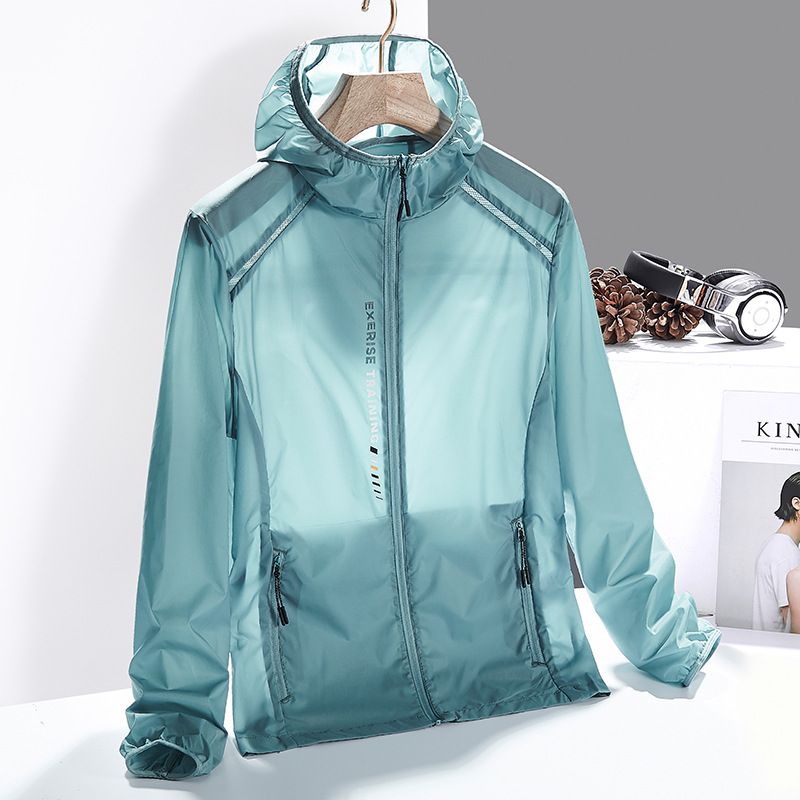 Breathable And Splash Proof Sun Protection Clothing Women, Sweat Wicking Windbreaker For Men, Summer Lightweight Long_voghion.com