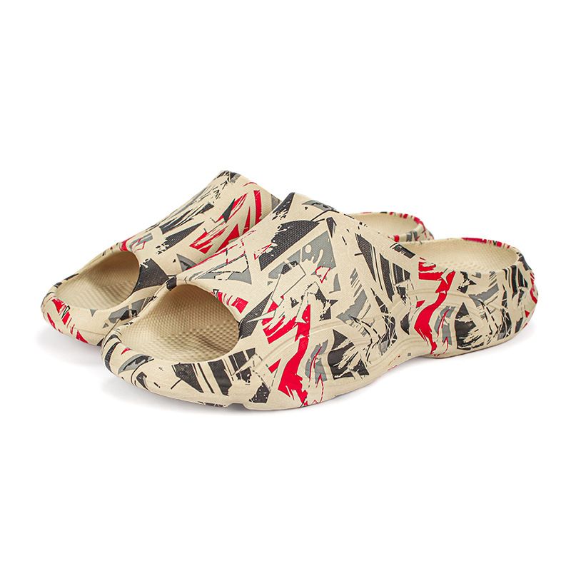 New Men's Home Slippers Camouflage Casual Flip-flops Platform Sandals_voghion.com