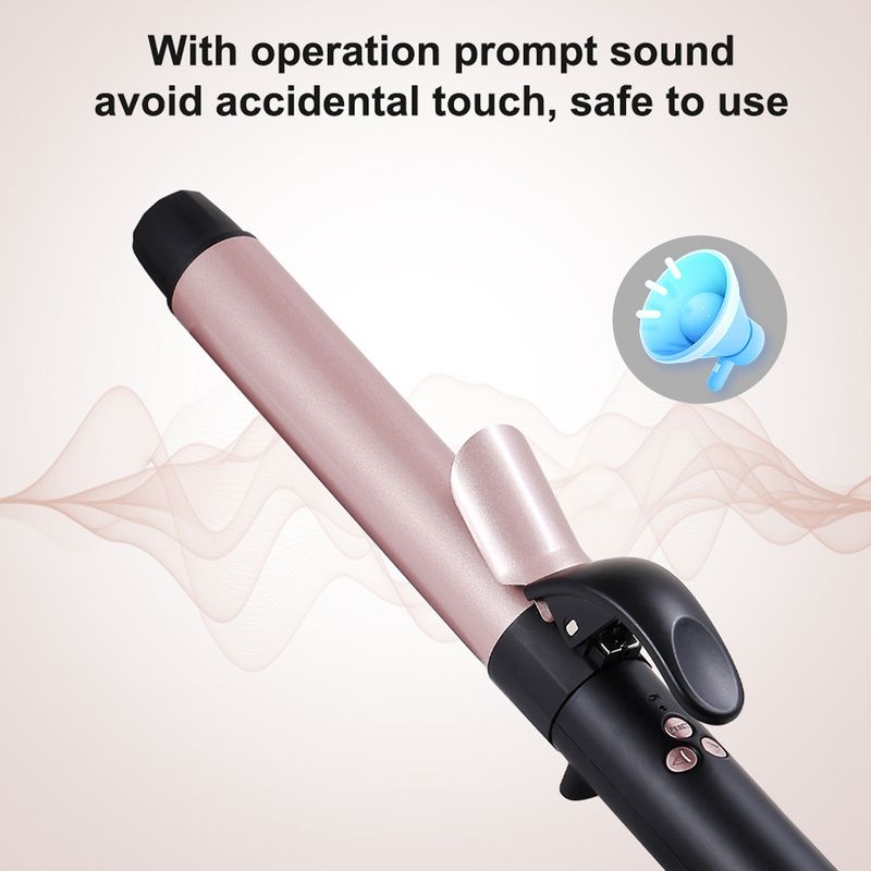 32mm Automatic Curling Iron - Dual Direction With Five Temperature Settings & Sound Indicator_voghion.com