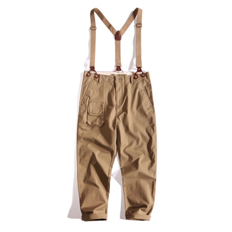 Jerome American Workwear Spring And Autumn Brand Instagram Casual Pants, Men's Korean Version Trendy Suspender Pants_voghion.com