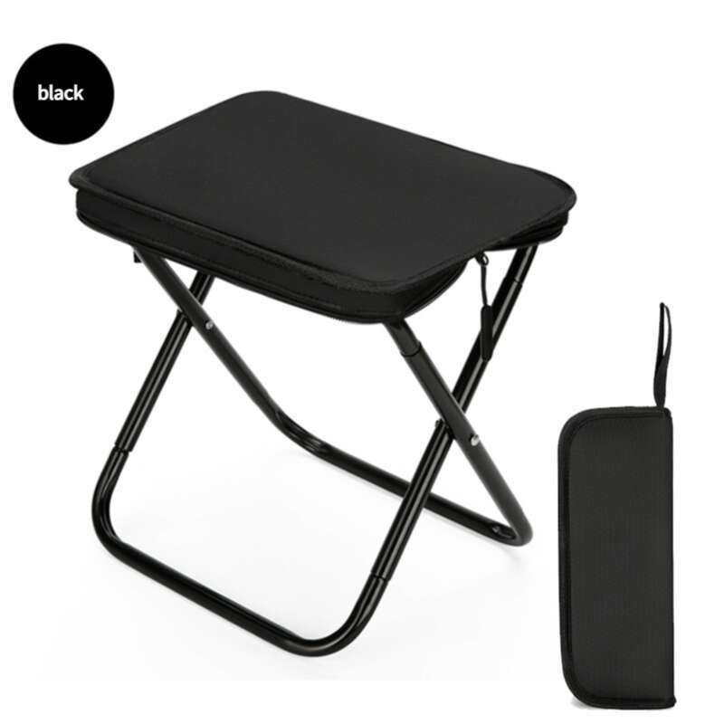 Outdoor Style Chair, Portable Folding Small Horse Carriage, Train, High-speed Rail, Camping, Queuing, Waiting Car,_voghion.com