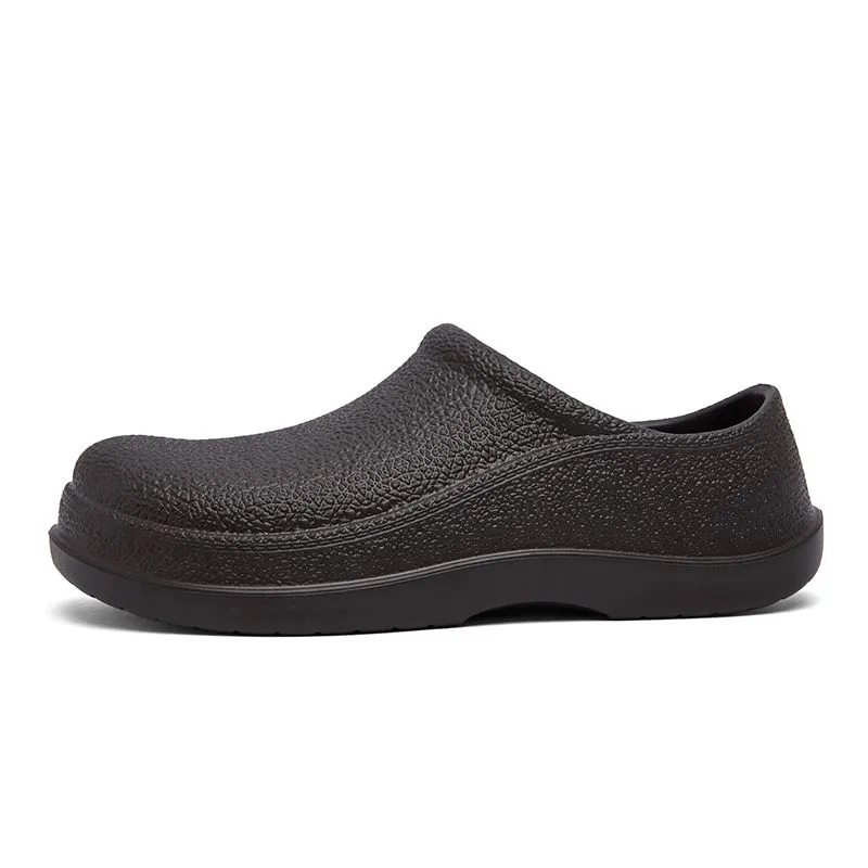Chaussures de restaurant de service alimentaire pour hommes, chef antidérapant résistant à l'huile pour chaussures de travail de cuisine_voghion.com