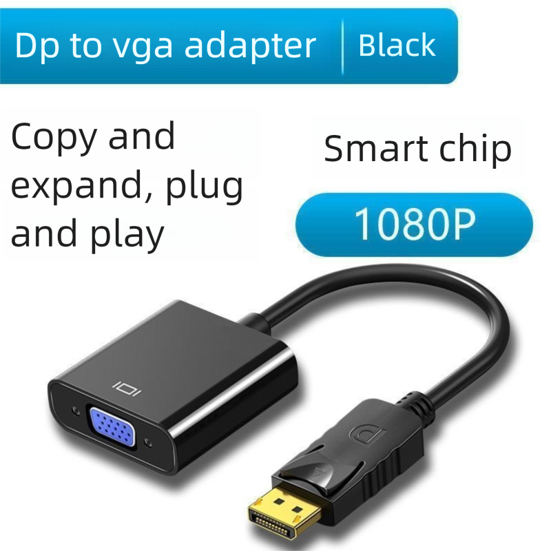DP To Converter TV Computer Monitor Projector VGA Adapter Graphics Card Docking Connection Cable_voghion.com