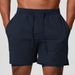 SwayneMen's Skin-Friendly Breathable Quick-Drying Sports Casual Double Layer Shorts, American Fitness Basketball Four-Point Shorts 1189_voghion.com