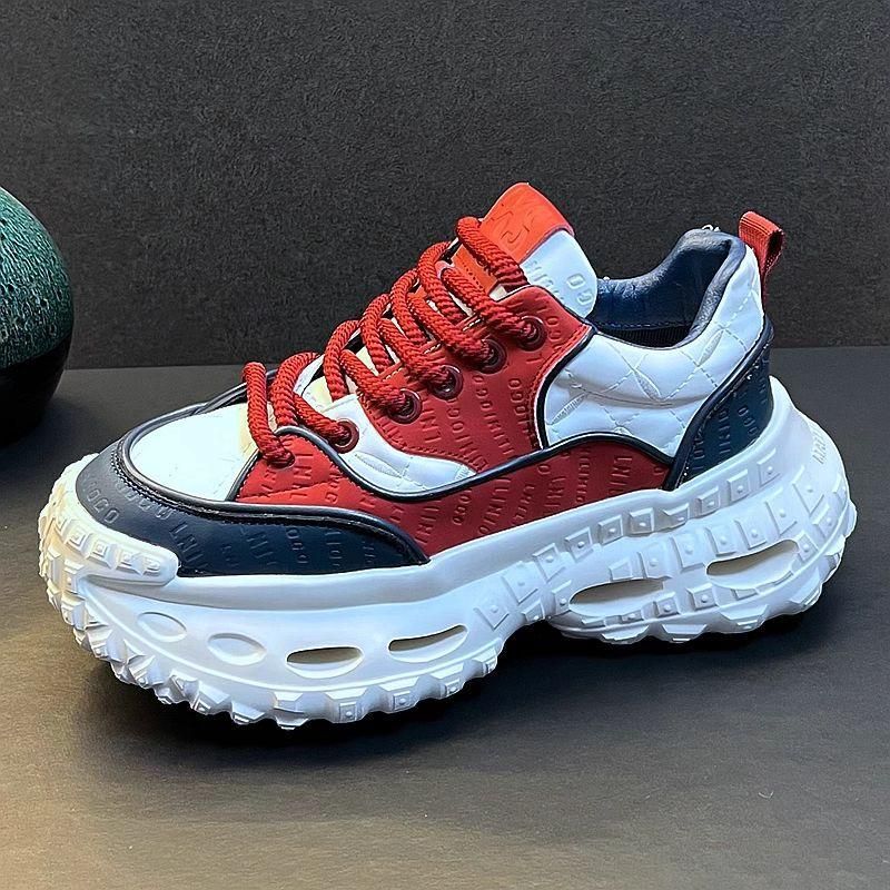 Mocassins à semelle épaisse pour homme, tendance, décontractés, design de niche, nouvelle collection 2025_voghion.com