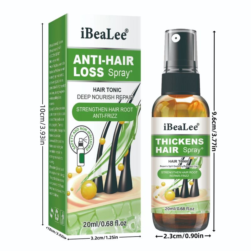 IBeaLee Growth Spray Tough Massage Scalp Dense Firming Hair Loss Prevention Repair Nourishing Liquid_voghion.com