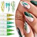 Double-Head Metal Nail Art Pen - Blending, Lining & Dotting 3-in-1 | Easy-Color One-Step Gel Pen_voghion.com